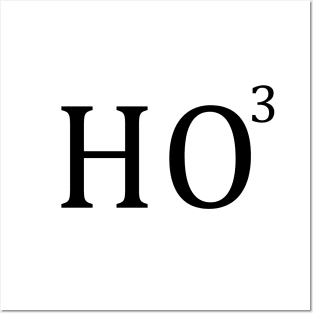 HO^3 Varsity Math Equation College Christmas Posters and Art